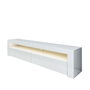 Hanah Home Soporte para TV Blanco con Luces LED